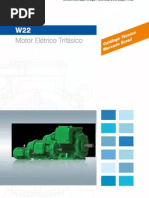 WEG w22 Motor Trifasico Tecnico Mercado Brasil 50023622 Catalogo Portugues Br
