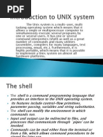 Introduction To UNIX System1