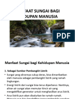 Manfaat Sungai Bagi Kehidupan Manusia