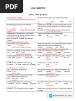 1 Mark Questions - Computer Science - Class 12