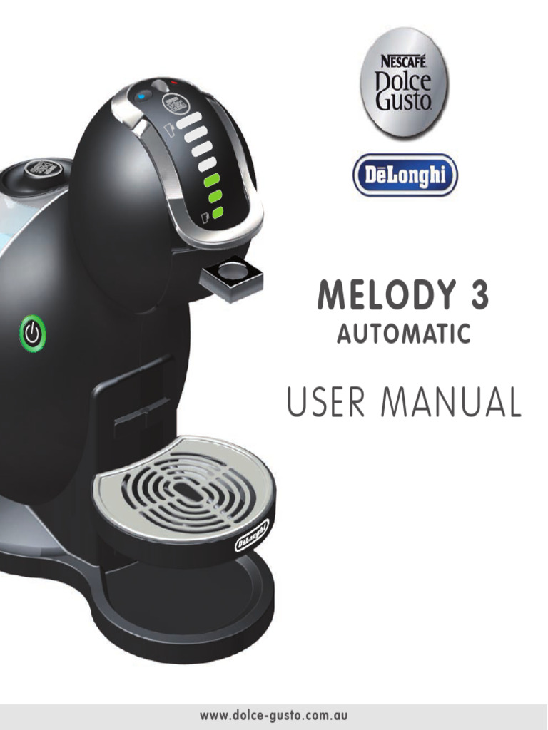 Manual Dolce Gusto Melody PDF
