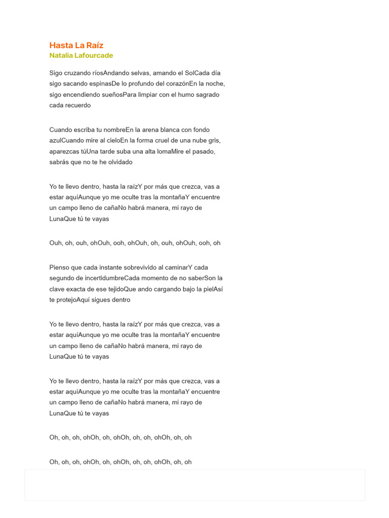 Letra de 