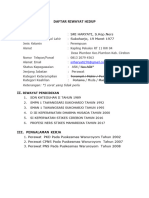 Daftar Riwayat Hidup - Sri Haryati