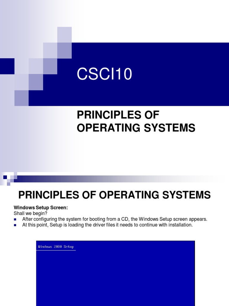 Windows 2000 Installation Guide | PDF | Booting | Operating System