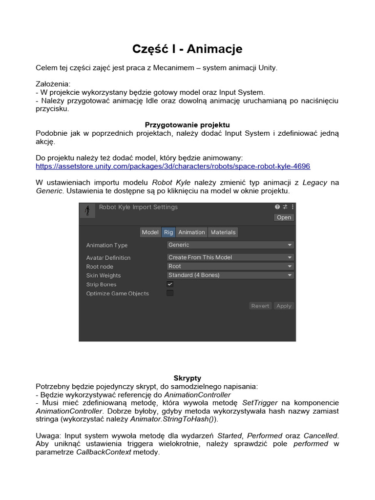 Unity 03 Animations Pdf