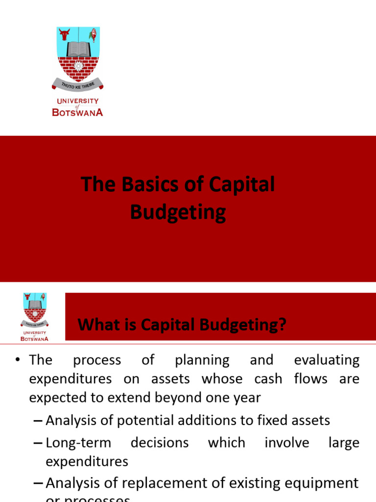 Capital Budgeting PDF