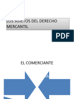 Los Sujetos Del Derecho Mercantil