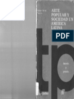 GARCIA CANCLINI, N. - Arte Popular y Sociedad en America Latina. Editirial Grijalbo. Mexico.1977-Páginas-1-2,7-14