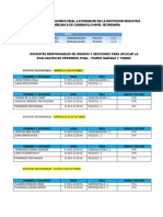 Programacion para La Evaluacion de Progreso Final 2021