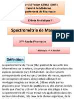 Spectrométrie de Masse - Cours de Chimie Analytique 3eme Année Pharmacie DR FLLILISSApdf