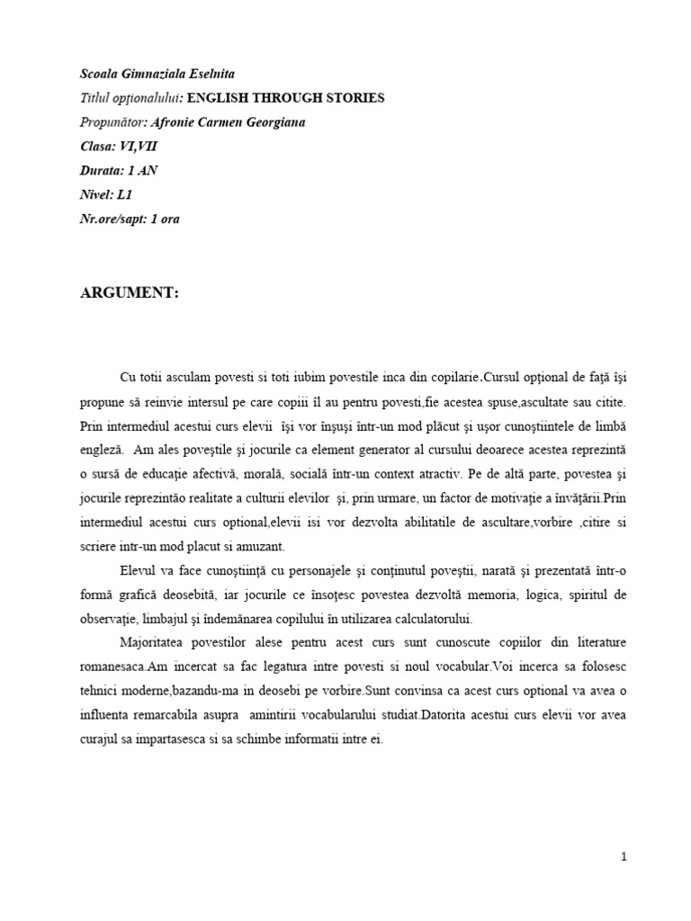 Opt english through stories vi vii pdf