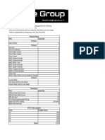 Bill of Materials