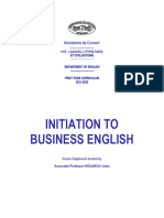 2022 L1 Business English Course Supplement