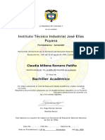 Diploma Claudia