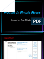 1 Module 1 WK 1 Simple Stress