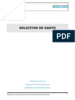 Solicitud de Gasto