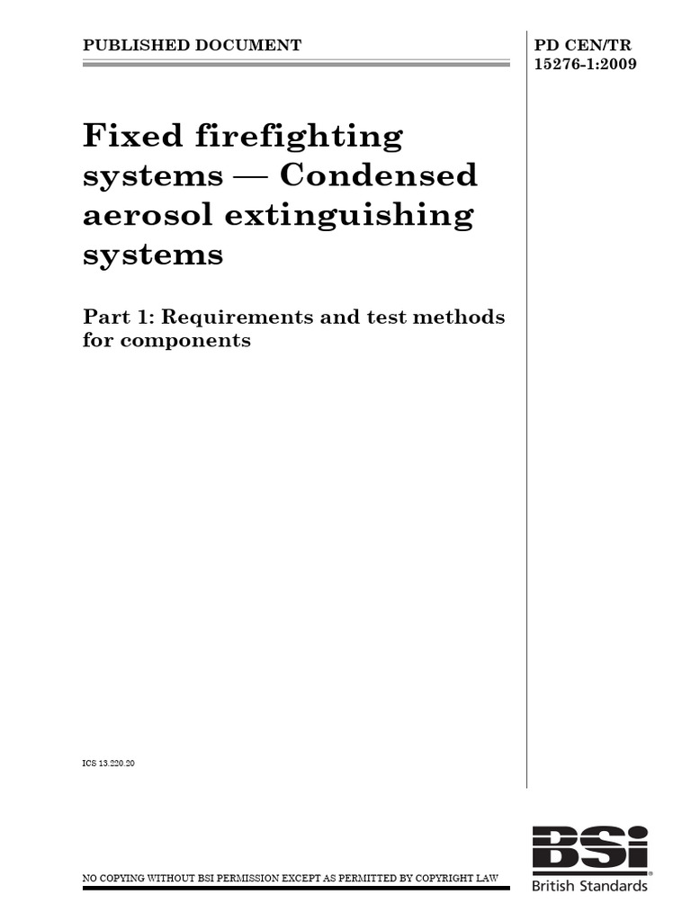 PD Cen TR 15276-1-2009 | PDF | Combustion | Humidity