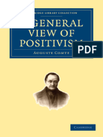 (Auguste Comte, 1865) A General View of Positivism