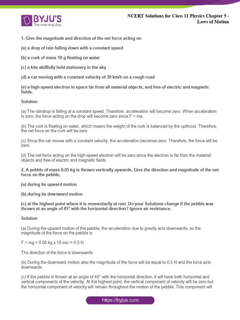 ncert-solutions-for-class-11-physics-12-may-chapter-5-laws-of-motion