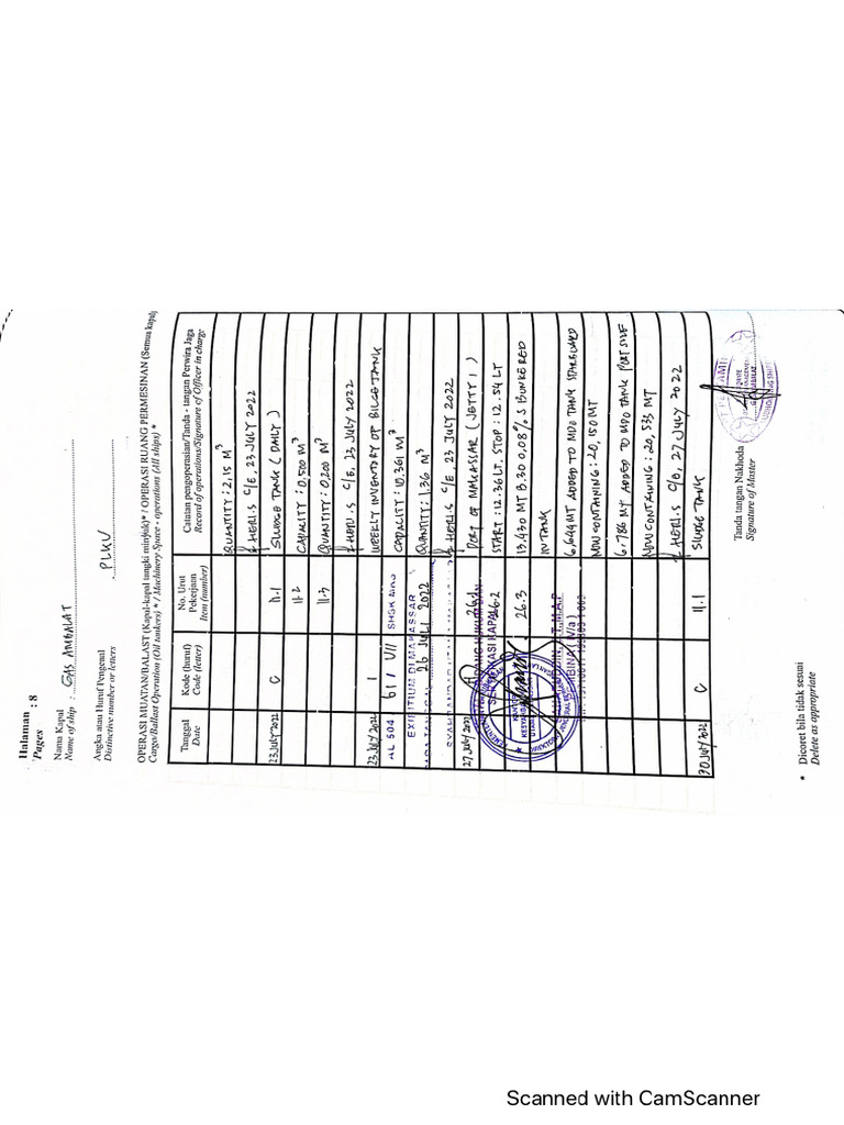 Log book pdf
