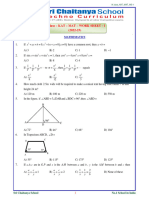 IX Class - KAT - MAT - WS-1 - QP