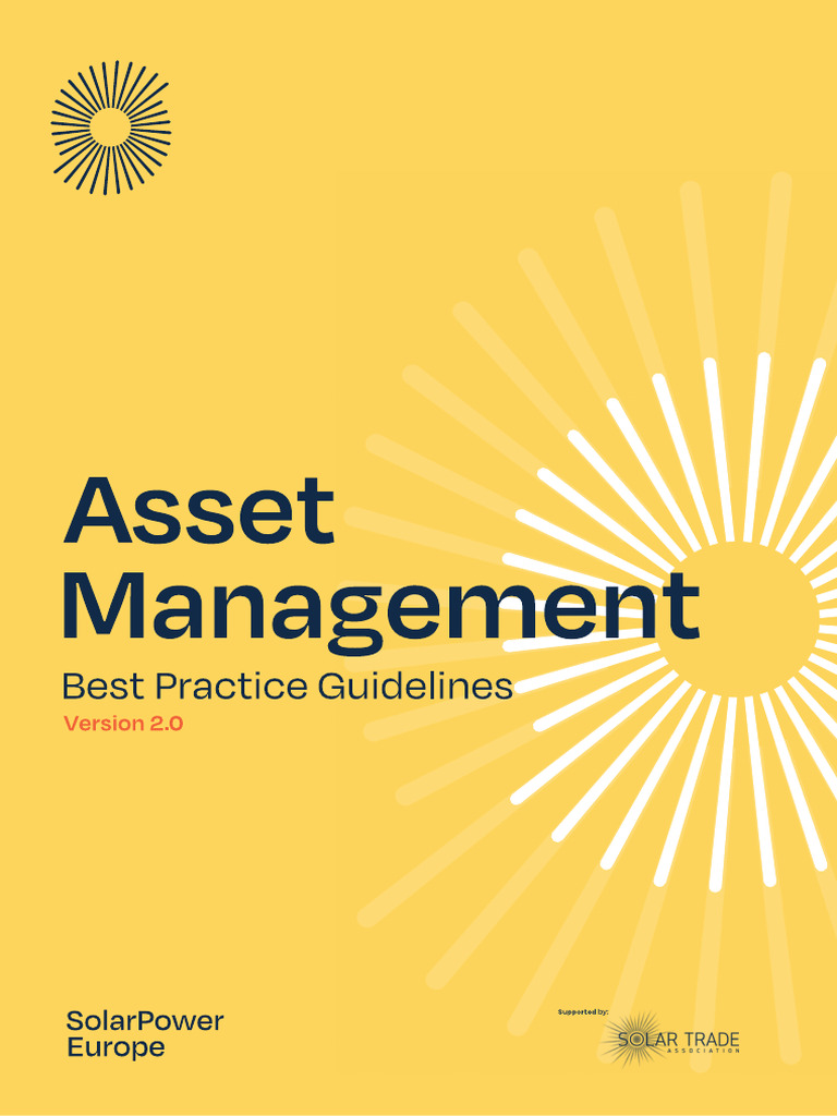 SolarPower Europe Asset Management Guidelines | PDF