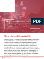 Microsoft Dynamics CRM Training