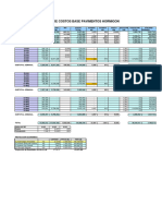 Costo Semanal Base