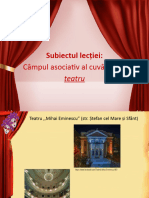 Câmpul Asociativ Al Cuv. ,,teatru"