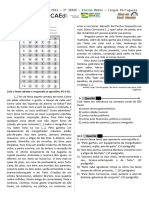 4 P.D - 2023 - Português - 3 Série - Ensino Médio - BPW
