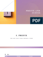 Prefix - Suffix