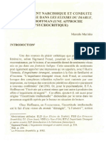 Marinho_DÉDOUBLEMENT NARCISSIQUE ET CONDUITE SCHIZOPHRÈNE DANS LES ELIXIRS DU DIABLE