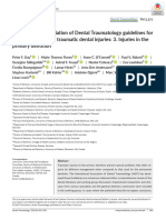 International Association of Dental Traumatology Guidelines For The Management of Traumatic Dental Injuries: 3. Injuries in The Primary Dentition