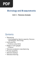 Unit-3 Tolerance Analysis