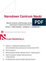 NCN Prezentacja Badania Ankietowe Wsrod Wnioskodawcow