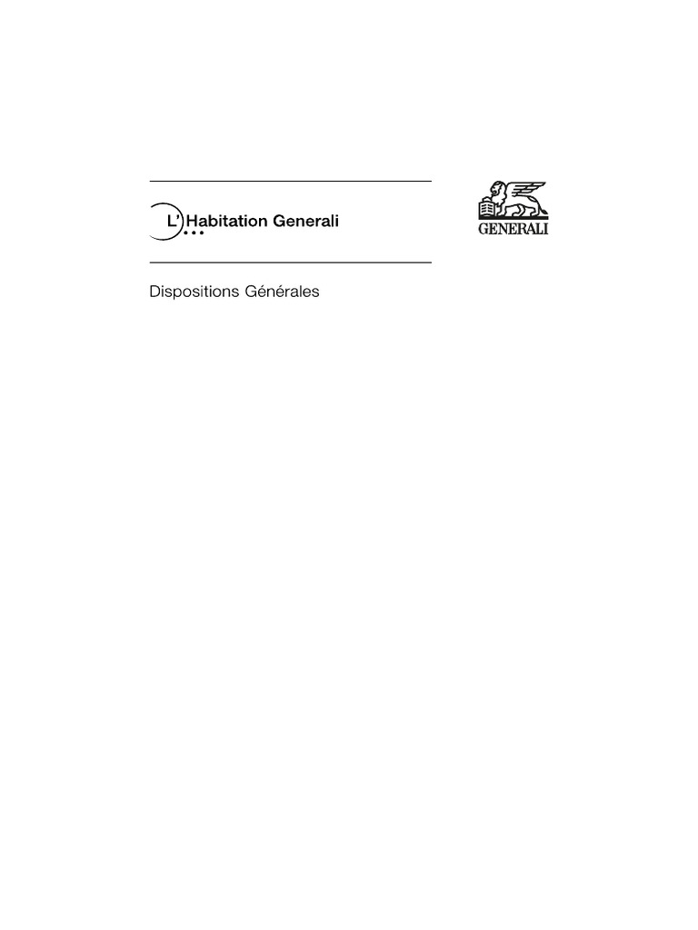 Habitation - GA5X25G | PDF