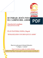 Guía de Oracion UNIDAD 2 TEMA 5 CON JESUS, EN CAMINO A LA VERDADERA FELICIDAD.