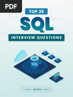 Top 25 SQL Interview Questions ?