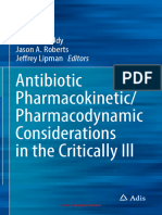 Antibiotic Pharmacokinetic - Pharmacodynamic Considerations in The Critically (Andrew A. Udy Jason A. Roberts, Jeffrey Lipman)