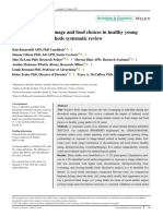 Social Media, Body Image and Food Choices in Healthy Young Adults. A Mixed Methods Systematic Review
