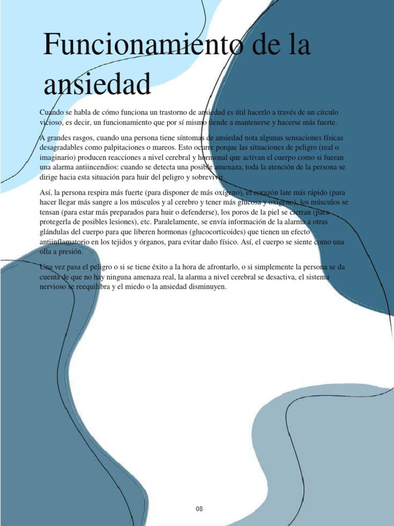 La Ansiedad 2 | PDF | Ansiedad | Terapia de conducta cognitiva