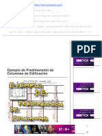 Ejemplo de Predimensión de Columnas de Edificación