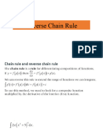 Reverse Chain Rule