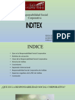 Responsabilidad Social Corporativa. Inditex