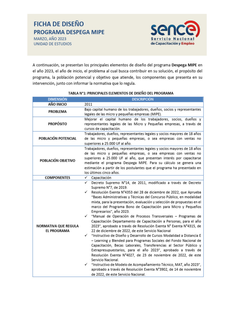Capacitación MIPE 2023: Diseño y Resultados | PDF | Negocios | Finanzas ...