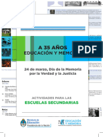 24 de Marzo, Día de La Memoria... Actividades para El Aula