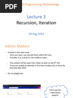 CS1010S-Lec-03 Recursion, Iteration