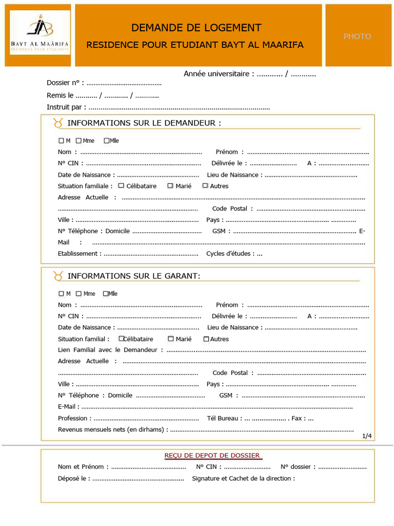 comment faire un courrier pour demande de logement