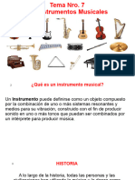 Tema Nro 7 Los Instrumentos Musicales - VIENTO - CUERDA Y PERCUSIÓN