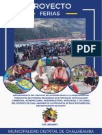 Proyecto Ferias Distrito de Challabamba